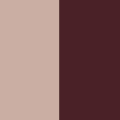Pale Peach / Maroon
